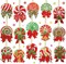 15-Piece Christmas Diamond Painting Keychains & Ornaments – 5D DIY Hot Cocoa Candy Diamond Art, Holiday Crafts for Kids